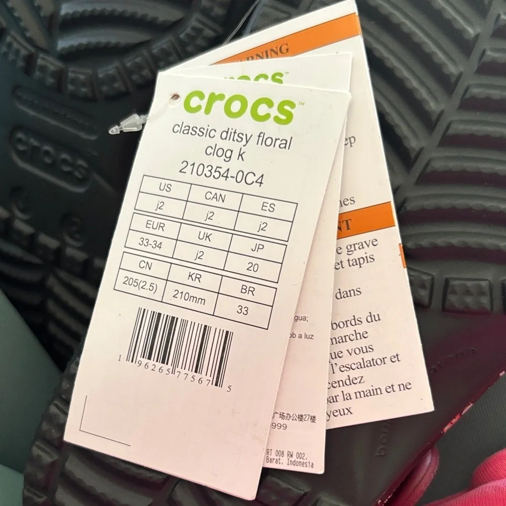 CROCS stylish floral